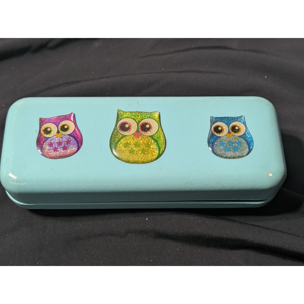 Tiffany & Co Hard Eyeglasses Empty Case Robins Egg‎ Blue Vintage Hard Case